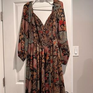 Floral Long Sleeve Dress
